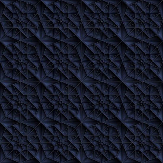 Geometric star pattern