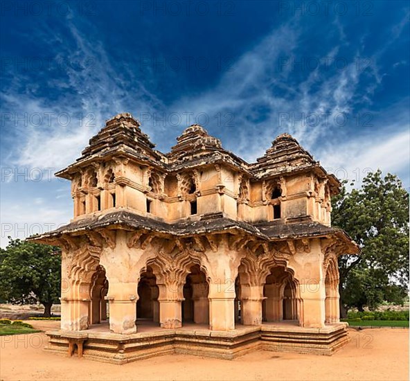 Lotus Mahal. Royal Centre. Hampi