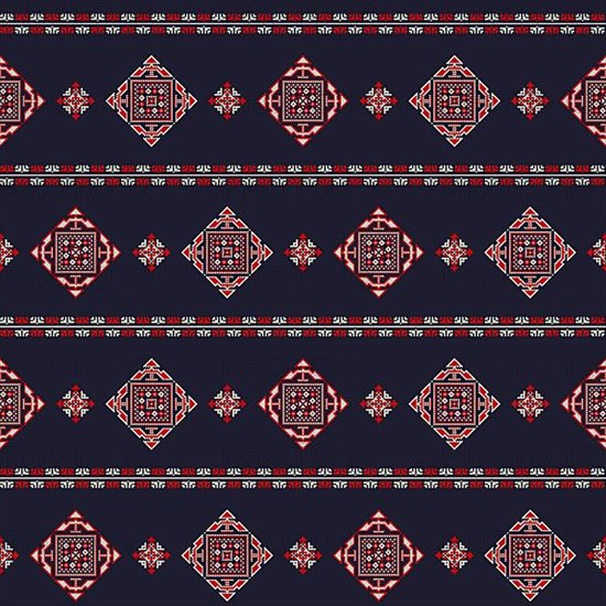 Romanian vector pattern inspired from traditional embroidery