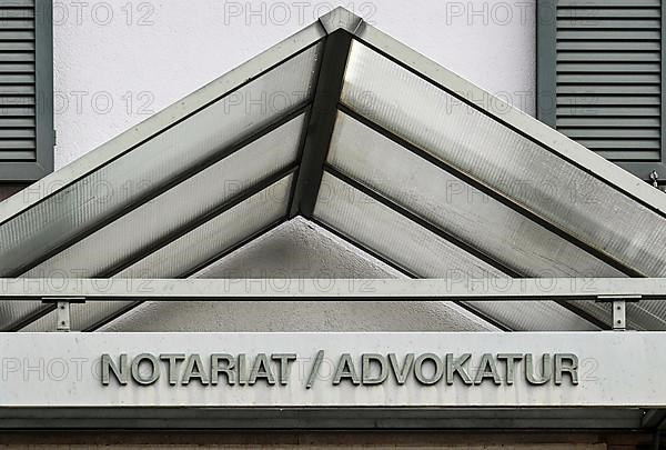 Lettering Notary's Office Advocacy