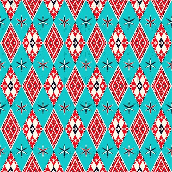 Najdi style vector seamless pattern