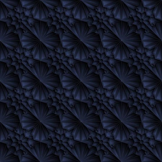 Geometric star pattern