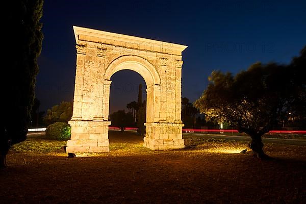 Old roman triumphal arch
