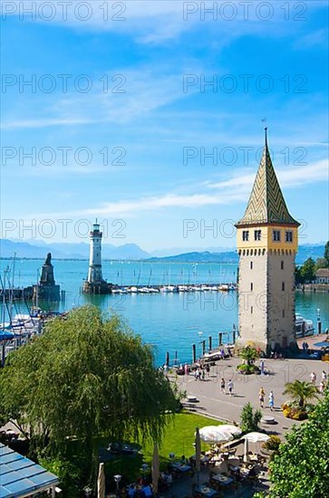 Harbor with Mangturm tower