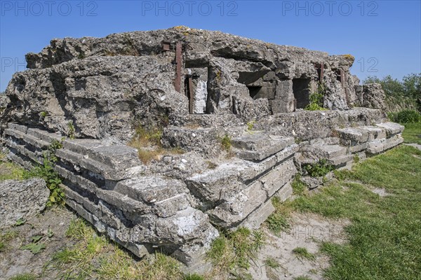 Remains of a German bunker near Dodengang