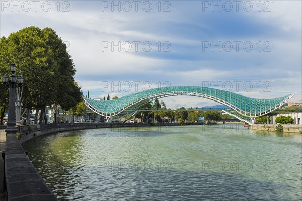 Peace Bridge over the Mtkvari River