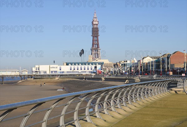New promenade development in seaside resort