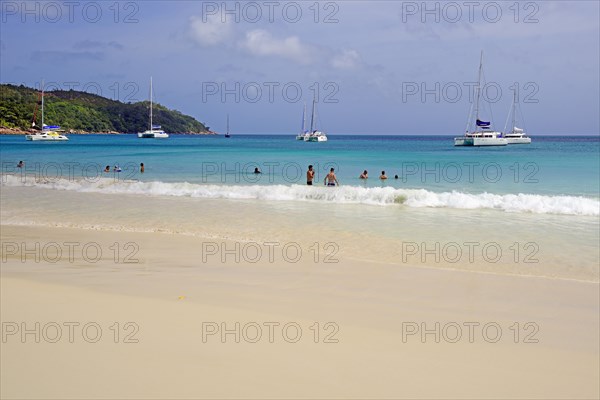 Anse Lazio in the evening