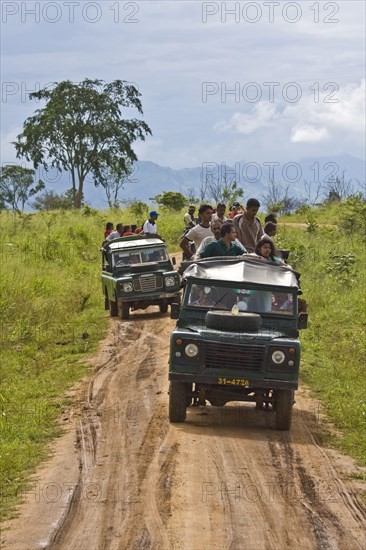 Tourist visit to Udawalawe National Park