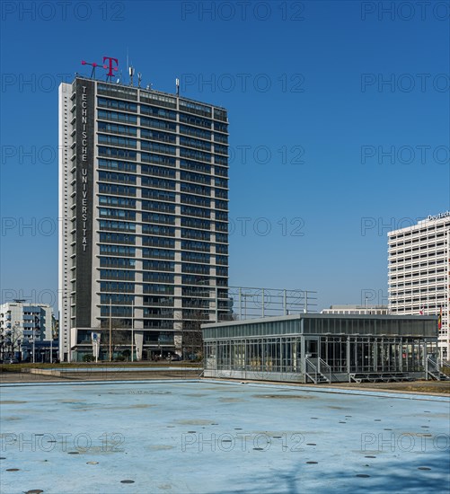 High-rise buildings and commercial buildings at Ernst-Reuter-Platz