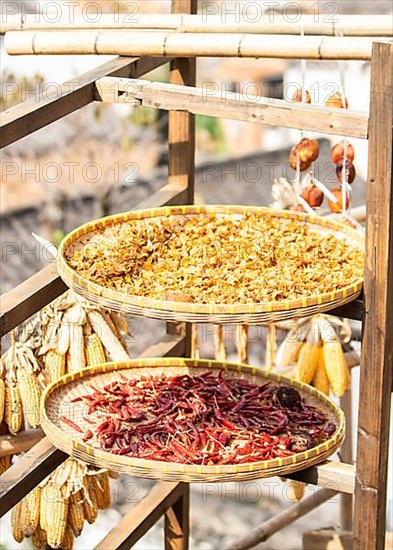 Traditional hot peppers from the mountain regions in China