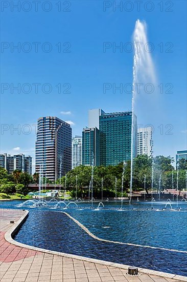 Skyline of Central Business District of Kuala Lumpur