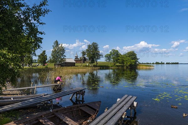Reflecting waters in a little bay
