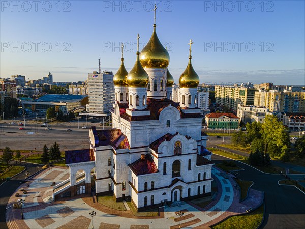 Aerial of the Cathedral of the Archangel
