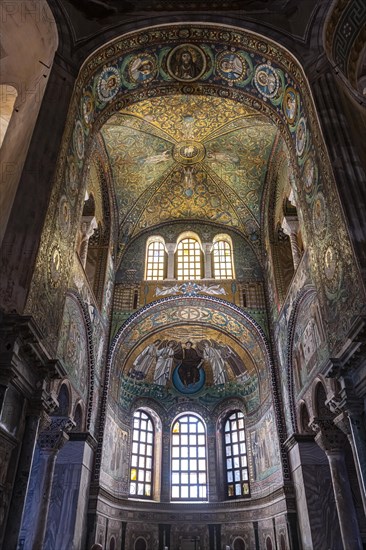 Beautiful mosaics in the Basilica di San Vitale