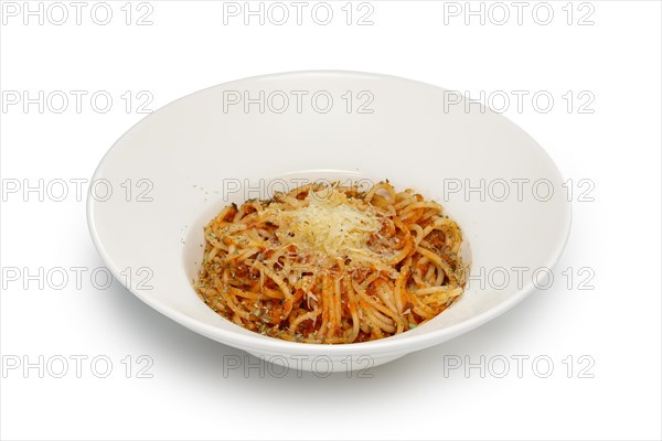Layout for menu. Pasta with smoked sausage and cheese