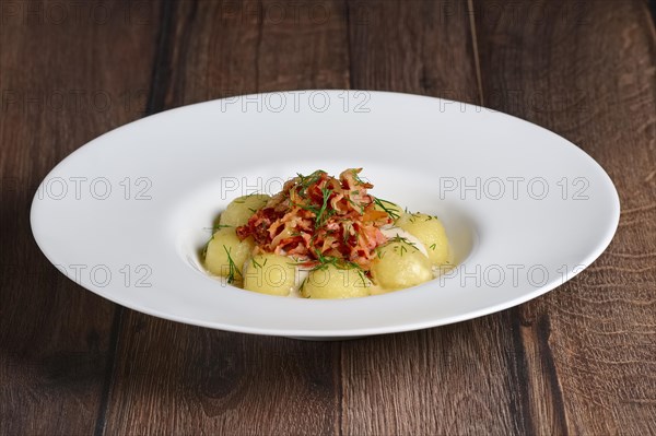 Plate with gnocchi