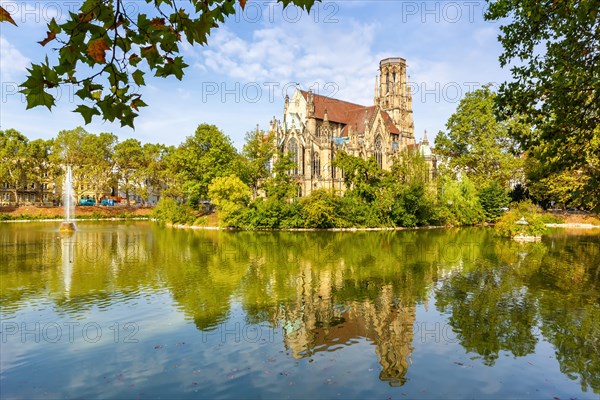 Johanneskirche Church at Feuersee in Stuttgart