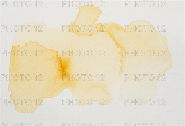 Orange paints white paper