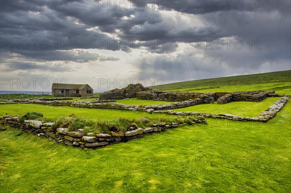 Pictish fortress on the Brough of Birsay