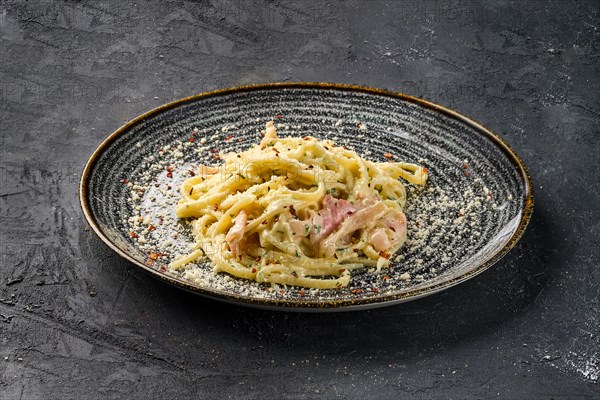 Pasta with bacon