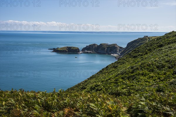 Coastline of the Island of Lundy