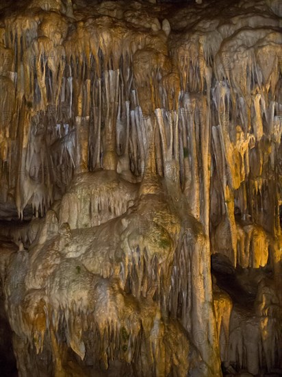Stalactite formations in the Baerenhoehle