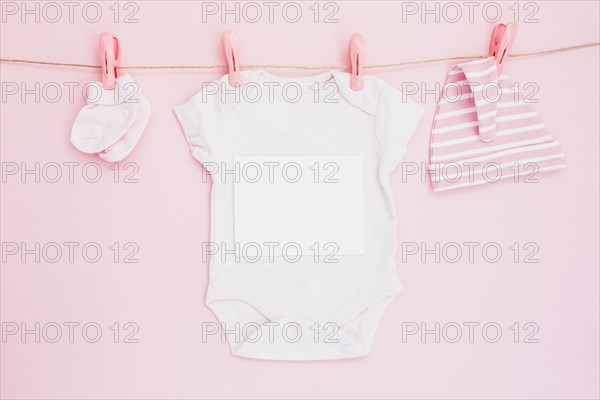 Composed childish clothes string