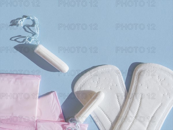 Variety female menstrual hygiene close up. Resolution and high quality beautiful photo