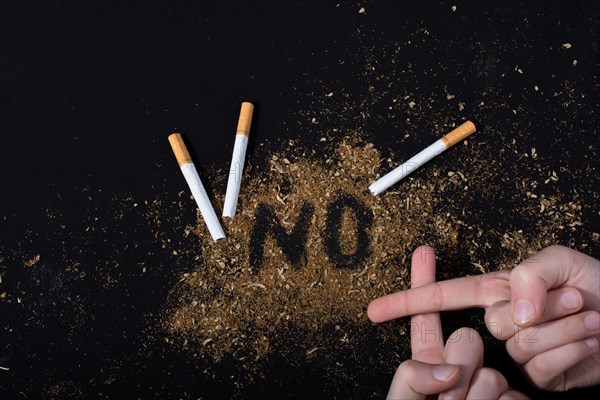 World No Tobacco Day poster for say no smoking concept