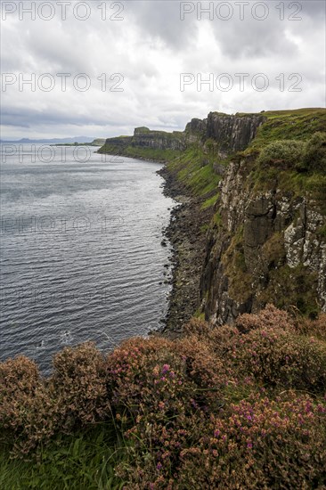 Coast at Kilt Rock Waterfall