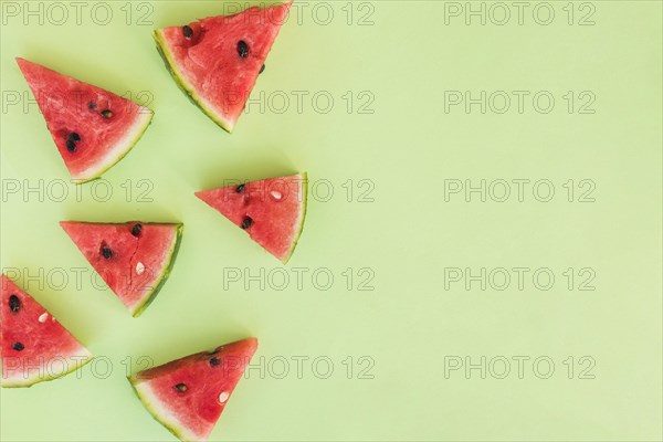 Slices fresh red fruits. Resolution and high quality beautiful photo