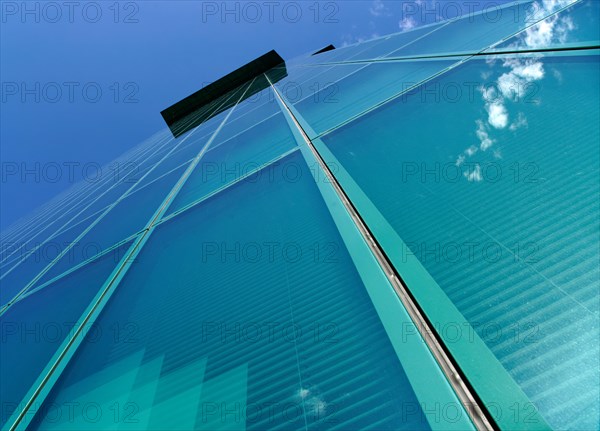 Frog's eye view Prime Tower Zurich