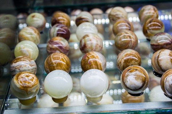 Plenty of marbles in the form of an egg