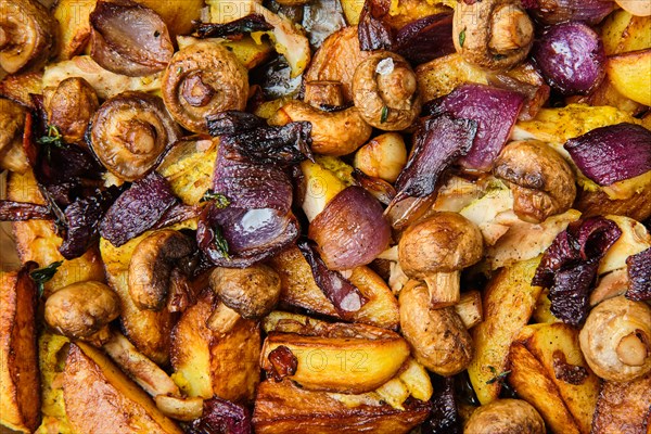Close up view of potato