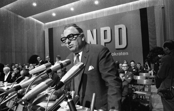 The party congress of the radical right-wing NPD