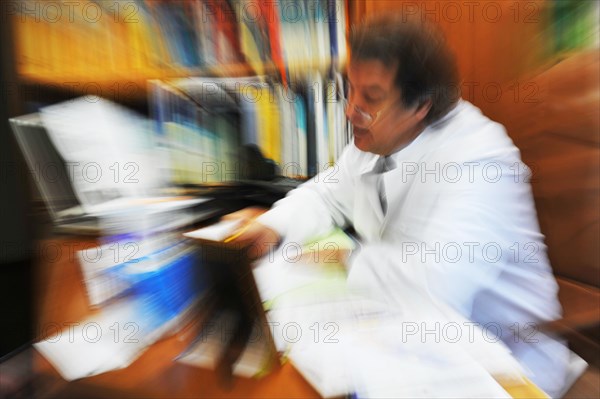 The specialist in neurology and psychotherapy cares for his patients not only with nervous disorders but also with mental illnesses. A particularly large number of this specialist's patients are suffe...
