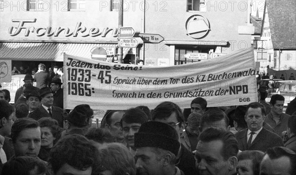 The party congress of the radical right-wing NPD