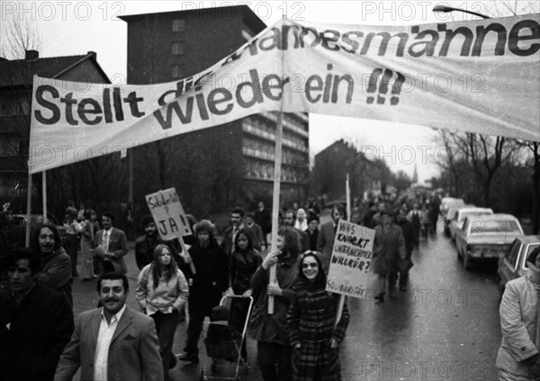 The dismissal of workers at the Mannesmann factory after a spontaneous strike not led by the union provoked protests by Mannesmann workers in Duisburg and other locations on 7 November 1973 and solida...