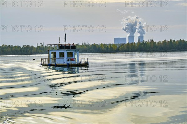 Lake Stoermthal recreation area near Leipzig