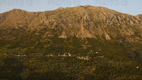 Green mountain landscape
