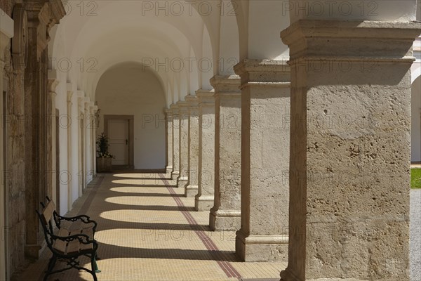Inner courtyard of Heiligenkreuz Abbey