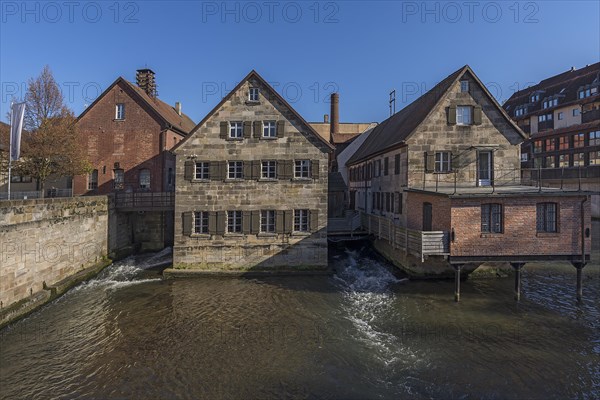Old mill and old forge on the right
