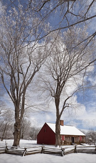 Winter at the Tempe Wick Cabin