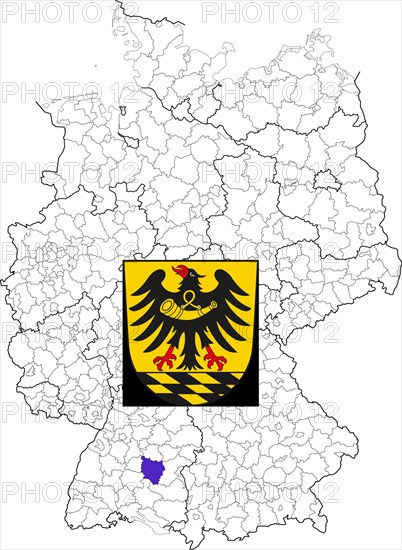 County of Esslingen in Baden-Wuerttemberg