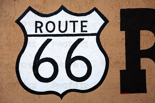 Western town in Seligman on historic Route 66 in the Wild West. Seligman