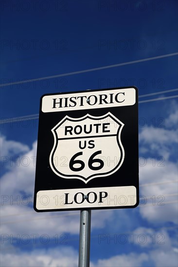 Sign in Seligman on historic Route 66 in the Wild West. Seligman