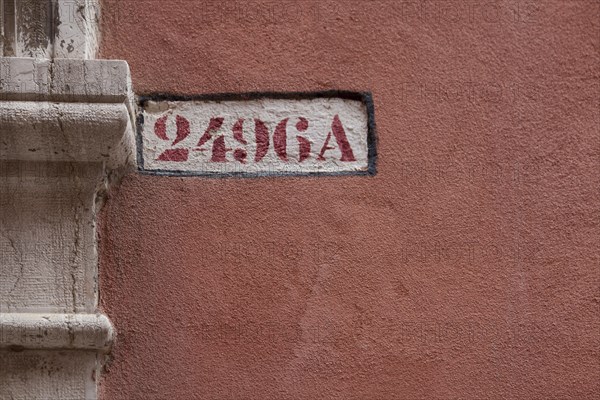 Traditional house number