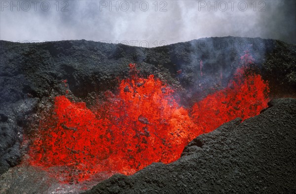 Spewing Lava