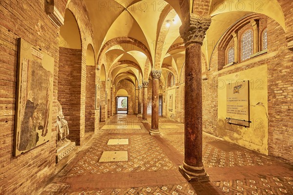 Interior view of the church